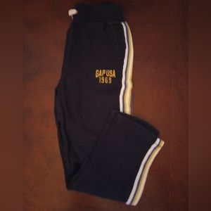 🐻👚🩴 GAP Kids Navy Blue w/ Yellow Stripes Pants